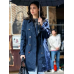 The Life List Sofia Carson Blue Coat The Life List Sofia Carson Blue Coat